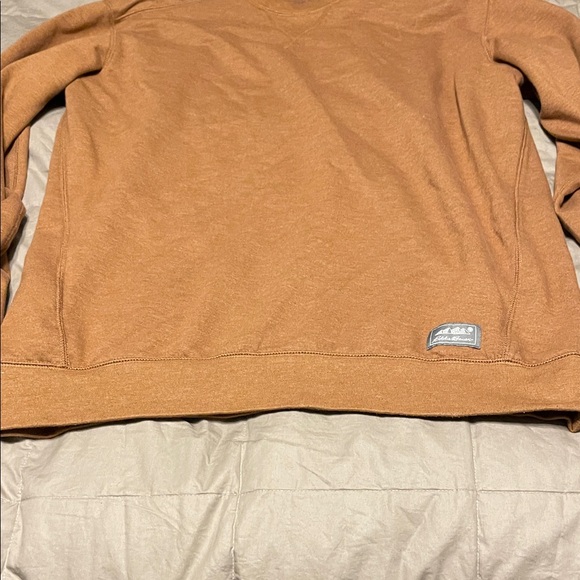 Eddie Bauer Men's Brown Crewneck Sweater - Picture 2 of 5